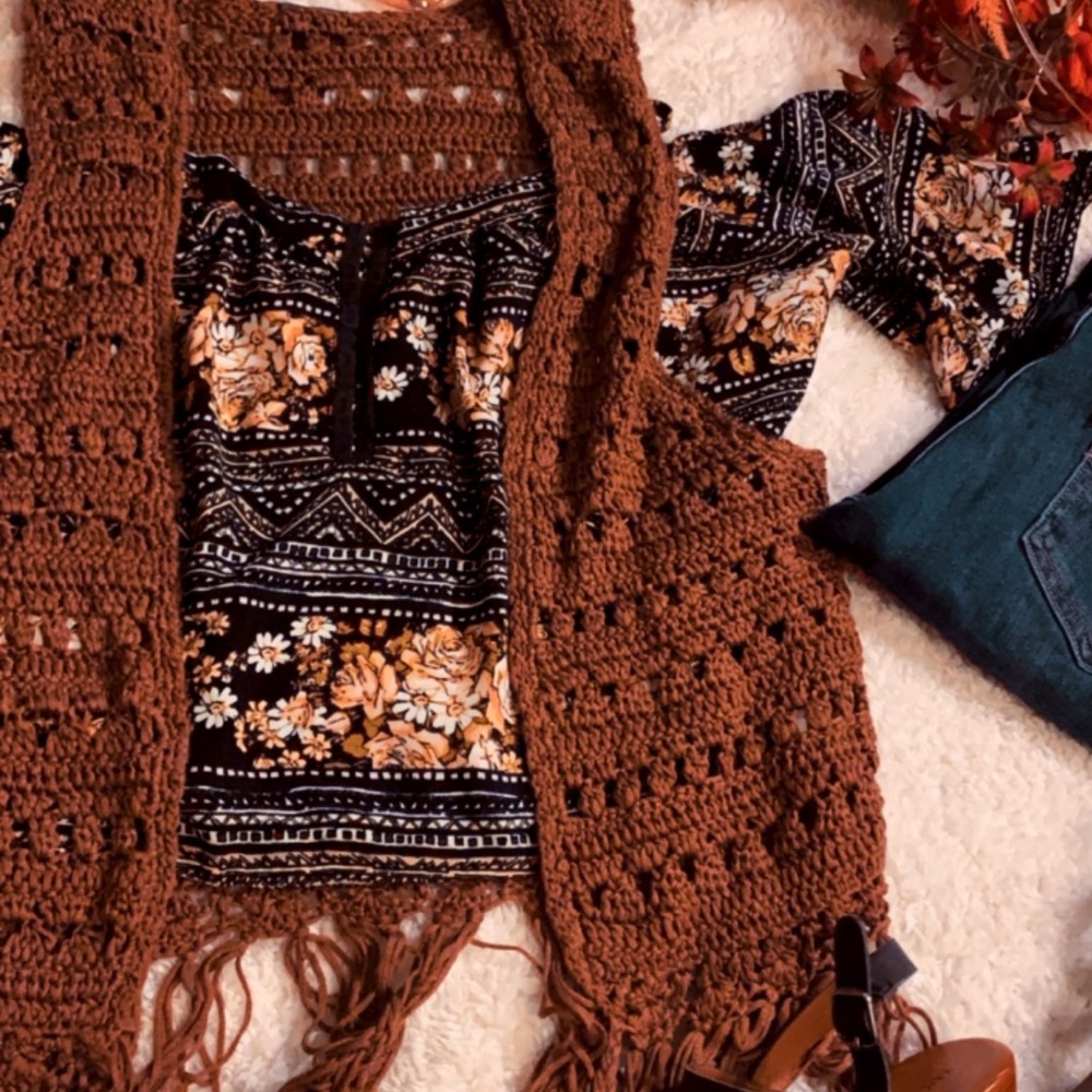 Nordstrom Fringe Vest